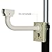 Pole Mount Bracket - SUNLUXY Universal Column Camera Mounting Bracket 8 inches for Outdoor Security CCTV PTZ Dome