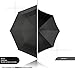 Becko Black Automatic Double-canopy Wind-proof Golf Rain Umbrella
