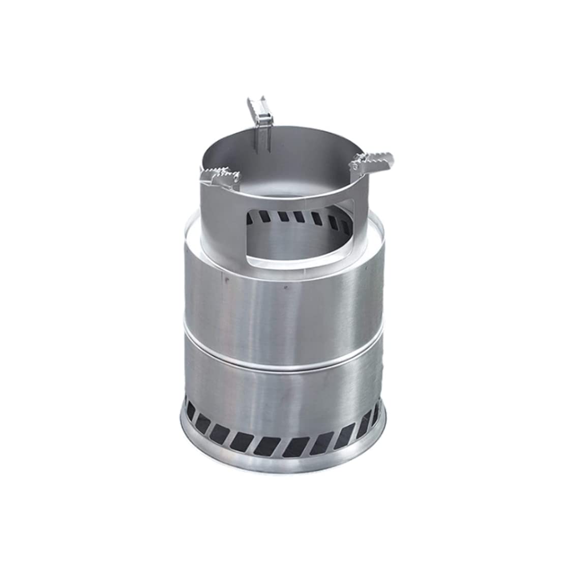 Camping Wood Stove, Folding Backpacking Stove Portable Stainless Steel Alcohol Stove Lightweight Wood Burning Stove Outdoor Cooking Picnic BBQ Hiking