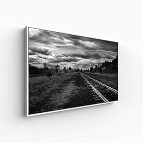 Canvas Wall Art for Living Room, Bedroom Monochrome Landscape Framed Canvas Prints for Home Decoration Ready to Hang - 16x24 inches