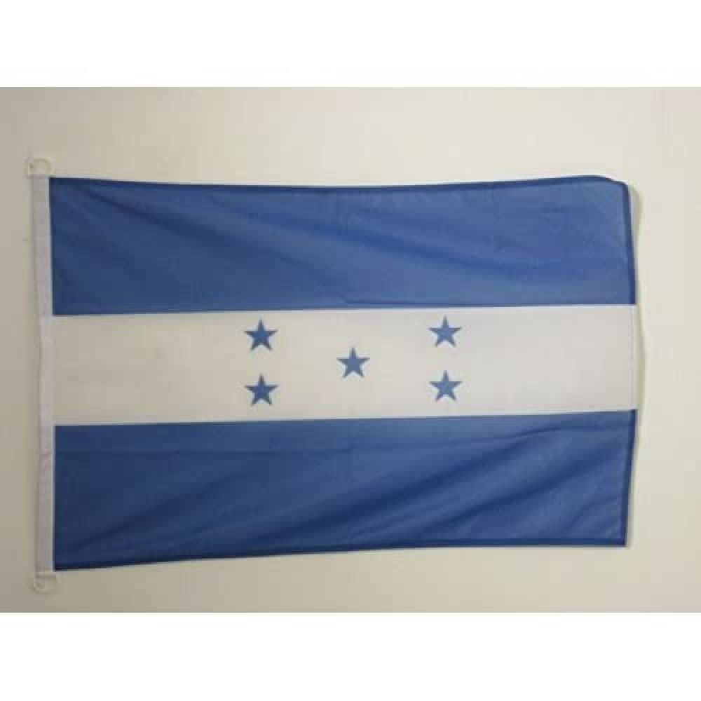 AZ FLAG - Honduras Flag - 3x5 Ft - External Use - Honduran Banner Knitted Polyester with Two Plastic Rings - Fade Resistant - Vivid Colors - 3' x 5' Feet - 150x90 Cm