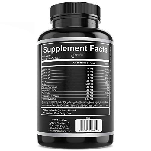 Dr. Emil Natural Anxiety Relief Supplement DoctorFormulated to