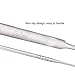 Ear Wax Pick Remover Curette for Build Up Impacted Earwax, Medical Grade Ear hygiene Care Kits, Sturdy & Durable, Surgical Stainless Steel