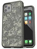 Encased Heavy Duty iPhone 11 Pro Case Camo (2019 Rebel Armor) Military Grade Full Body Rugged Cover (Camouflage Green)