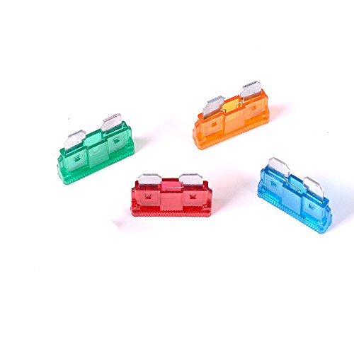 50pcs Assorted Car Truck Blade Fuse Assortment Middle & Small 5A 10A 15A 20A 25A 30A Automotive Replacement Fuse Set
