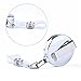 KUUQA Heavy Duty Metal Retractable Badge Reels with Belt Clip for Keys, ID Badges(3 Pack)