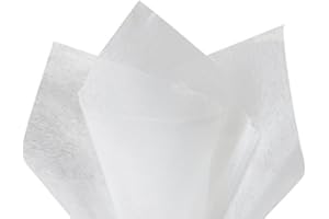 A1 BAKERY SUPPLIES White Non-Woven Tissue Sheets 10 Sheet Pack ~ 20"x26" SheetsUse for Flower Wrapper, Bouquet