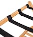 BirdRock Home Luggage Rack Stand with Shoe Shelf - Compact Folding Design - Bedroom Guest Room Suitcase Home Organization - Stable Durable Suitcases Racks Foldable Baggage Holder - Bamboo Natural