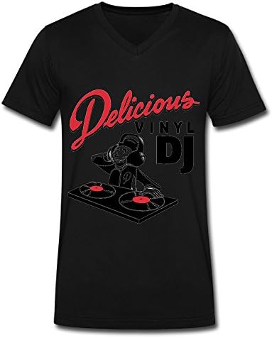 Delicious Vinyl DJT Shirts,fashion Bikinovety T Shirt,V Neck,short Sleeve Shirts For Men