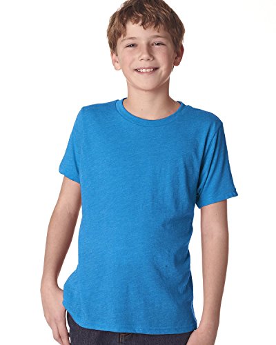 Next Level Youth Triblend Crew S VINTAGE TURQ