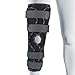 ORTONYX Tri-Panel Knee Immobilizer Full Leg Brace - Breathable and Lightweight - Straight Leg Support - Knee Splint 23.5