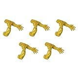 Atlas 772 26-inch Nitrile Large Elbow Chemical Resistant Yellow Gloves, 5-Pairs