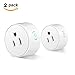 Smart Plug WiFi Wireless Home Electrical Timing Outlet Remote Control Your Devices from Anywhere Works with Alexa and Google Assistant IFTTT No Hub Required 2 Pack