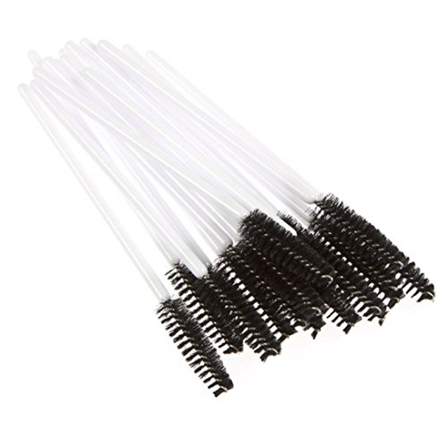 Creazy(TM) 50pcs Disposble Eyelash Brush Mascara Wands Makeup Cosmetic Tools (Black) - Thumbnail 2
