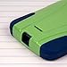 Motorola Moto G (2nd Gen 2014) / Moto G EXT Case - Blue / Green, MPERO IMPACT X Series Dual Layered Tough Durable Shock Absorbing Silicone Polycarbonate Hybrid Kickstand Cover