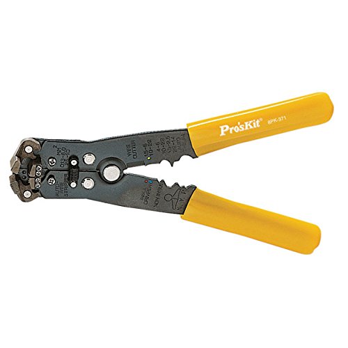 Pro'sKit200-072 Automatic Wire Stripper.AWG 24-10, Multicolor