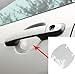 Dealglad 8pcs (2 Sets) Universal Clear Adhesive Car Door Handle Paint Scratch Protector Sticker Protective Film