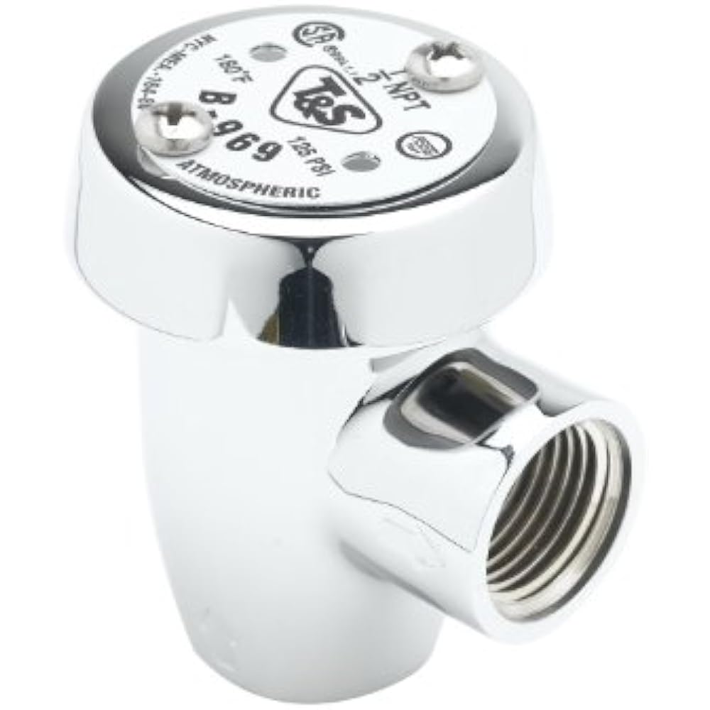 TS Brass Sink & Bathtub Spouts B0969 Vacuum Breaker Assembly, Chrome