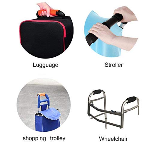 Hibate (2_Green) Luggage Straps Belts and (1_Green) Neoprene Suitcase Handle Wrap Grip Tags - Thumbnail 7