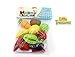 Little Treasures Kids Play Cutting Fruits and Vegies Toy Small Set Pretend Food Playset Fruit Pieces to be Sliced up with Knife and Cutting Board, Multicolored, 12 Piece