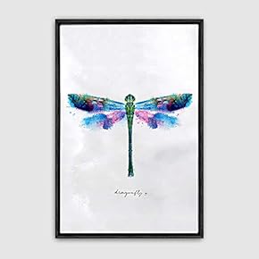 Framed Canvas Wall Art Insect Canvas Prints Home Artwork Decoration for Living Room,Bedroom - 16x24 inches