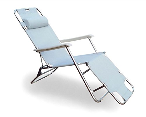 Campela Strandliege Klappbar - Leicht & Wasserabweisend Für Strand & Garten