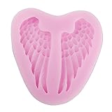 niceeshop(TM) Angel Wing Shape Decorating Party Silicone Cake Mold Fondant Baking Mold,Random Color