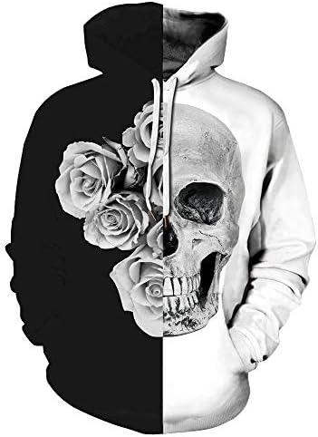 yinghuohuo 2019 Halloween Sweater Taro 3d Hooded Sweater Loose Couple Jacket XL