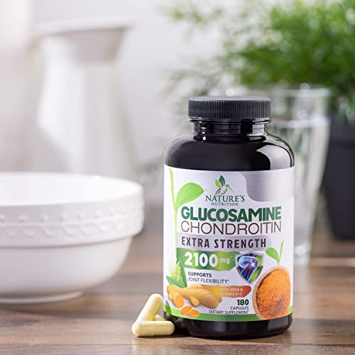 Glucosamine Chondroitin with Turmeric MSM Boswellia Triple Strength