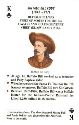 Frontiersmen of the Old West Playing Card Game