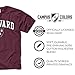 Campus Colors NCAA Adult Gameday Cotton T-Shirt - Premium Quality - Semi-Fitted Style - Officially Licensed Product (Harvard Crimson - Maroon, X-Large)