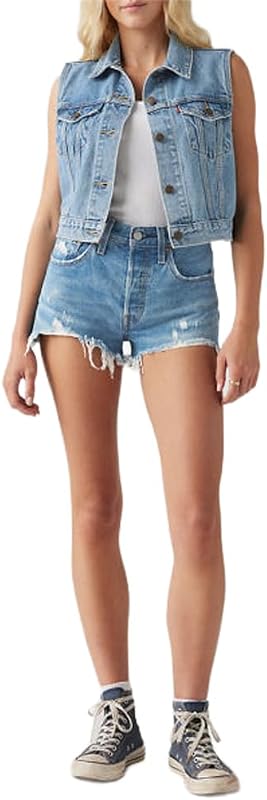 Damen 501® Original Shorts Denim Shorts,Oxnard Athens Mid Short,30W — Foto 1 von 8
