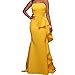 Shinieny Women's Strapless Ruffles Bodycon Prom Cocktail Long Dresses