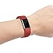 RedTaro Bands Compatible with Fitbit Charge 2, Accessories Fitbit Charge 2 Heart Rate Fitness Wristbands Small Red