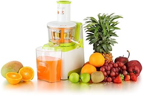YHG 150W White Heavy Duty Slow Juicer Machine Fruit Vegetable Vitamin Extractor