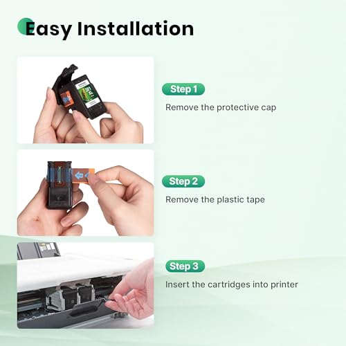 301XL Cartridges Replacement for HP 301 Black and Colour Cartridges for HP 301XL Cartridges for HP Envy 4500 5530 5532 5534 Deskjet 2540 2510 1510 2050 1050a 2050a 3050a Officejet 4630 2620 463002