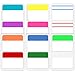 ExcelFu 240 Pieces 2 inch Index Tabs Flag Dispensers Sticky Page Markers Colored Tape for Binders, Books, Notebooks and File Folders
