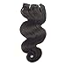 SHOWJARLLY Wavy Clip in Hair Extensions Human Hair 7Pcs/120g 24