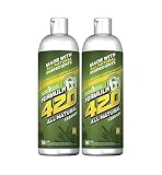 ALL NATURAL Formula 420 pirex-glass metal-ceramic cleaner, 2 Bottles, 16 Ounces Each