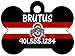 NCAA Dog Tag Pet Id Tag Personalized w/ Name & Number (Ohio State Buckeyes)