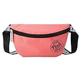 BKID Nylon Waist Pack Zipper Waist Bag Smart Phone Sport Case Travel Fanny Bag Card Pocket (Orange)