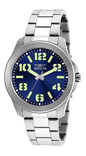 Invicta Men's 21443SYB Specialty Analog Display Quartz Silver Watch