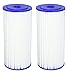 Fette Filter - Heavy Duty Sediment Filter Compatible with R50-BBSA. Also Compatible with GE FXHSC, Pentek R50-BB and Dupont WFHDC3001. Whole House Filters. (2-Pack)