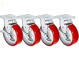 CasterHQ | 6" X 2" Swivel Casters Heavy Duty