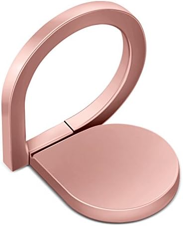 Phone Finger Ring Stand, DIGITWHLE Smart Phone Ring Holder 360°Rotation 180°Flip Ring Stand Grip Mount Finger Loop for iPhone 8 7/7 Plus,Galaxy S8/S8 Plus, ipad, for Magnetic Car Mount -Rose Gold