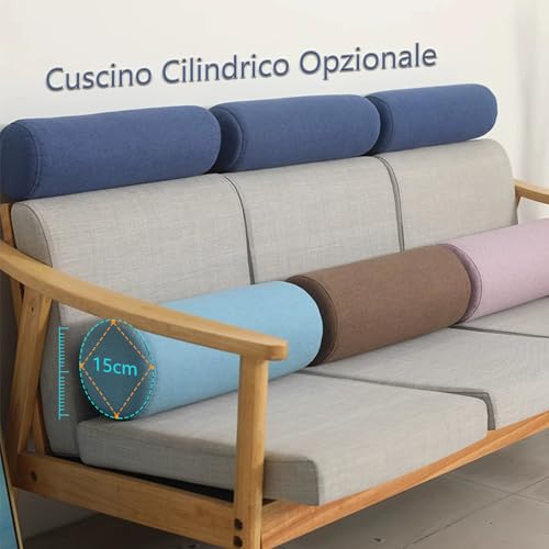 SXROMDA Custom Size Bench Cushion for Indoor/Outdoor Furniture, Garden, Thick Dining Seat Cushions for Kitchen, Wooden Home, 45D Sponge Padding