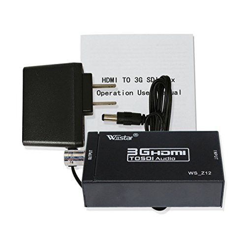 HDMI to SDI Converter HDMI to BNC Audio Video Adapter Mini 3G 1080P Support SD HD 3G-SDI with Power Supply - Thumbnail 6