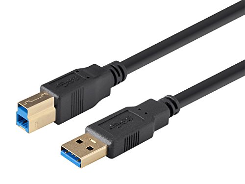Monoprice Select Series USB 3.0 A to B Cable, 1.5' (113746)