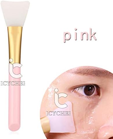ICYCHEER Silicone Facial Mask Brush Hairless Face Mask Brush Makeup Applicator Brush Mask Mud Brush Tools Mask Applicator Makeup Cosmetic Brush