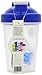 BlenderBottle Classic (Discontinued Style), 20-Ounce, Clear/Blue